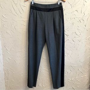 Milly Grey Tuxedo Style Pants Size 2